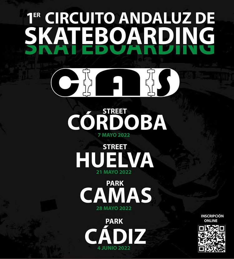Cartel: Circuito Andaluz de Skateboarding (2022)