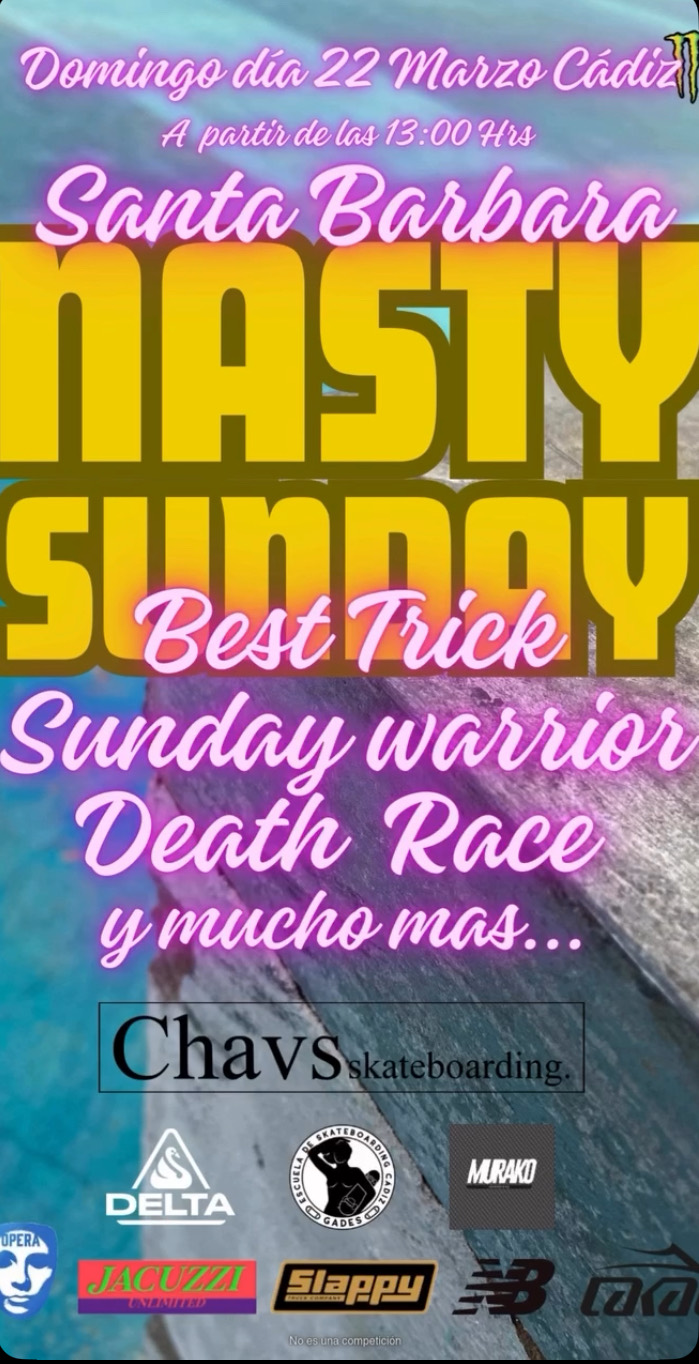 Cartel: Nasty Sunday (Santa Bárbara)
